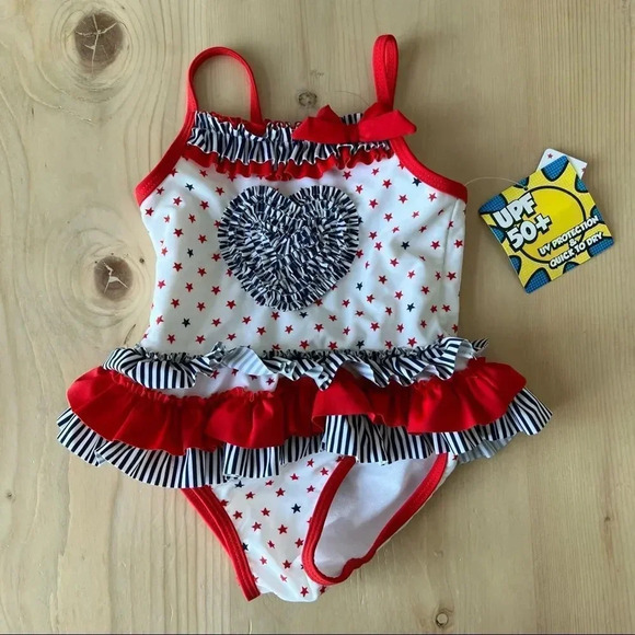 NWT Baby Girl Bathing  Suit 24 Months - Picture 1 of 3